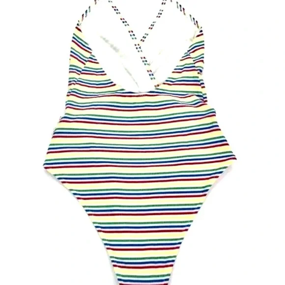 Solids and Striped- Nadine- swimsuit Sz-Lg Multicolored- New w/tags & liner - Picture 6 of 12